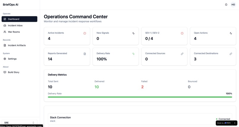 BriefOps AI – screenshot 2