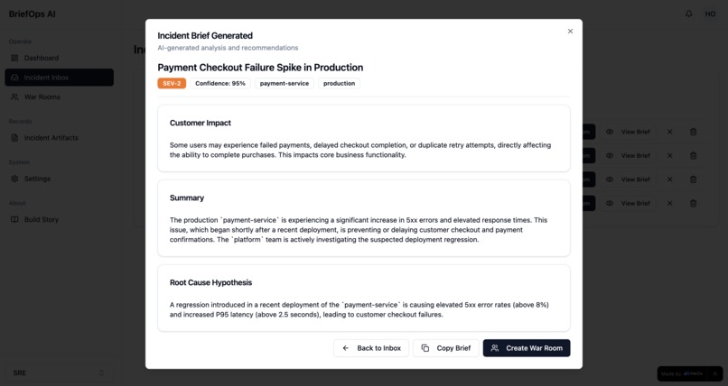 BriefOps AI – screenshot 5