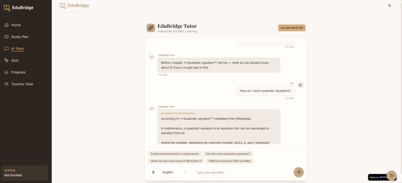 EduBridge - AI Study Companion – screenshot 4