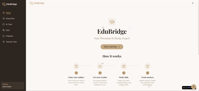 EduBridge - AI Study Companion – screenshot 1