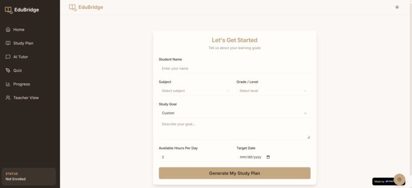 EduBridge - AI Study Companion – screenshot 2