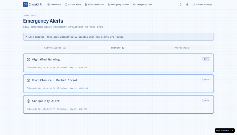 CrisisKit AI – screenshot 4