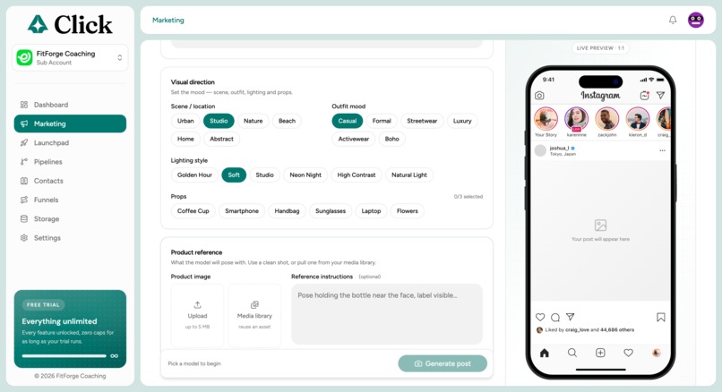 Click CRM – screenshot 6