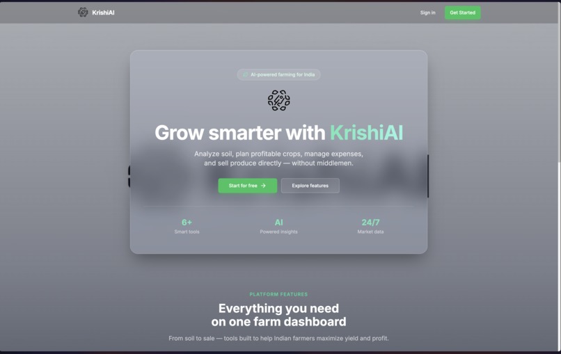 KrishiAI – screenshot 1