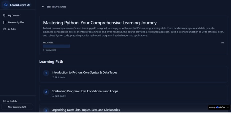 LearnCurve AI – screenshot 3