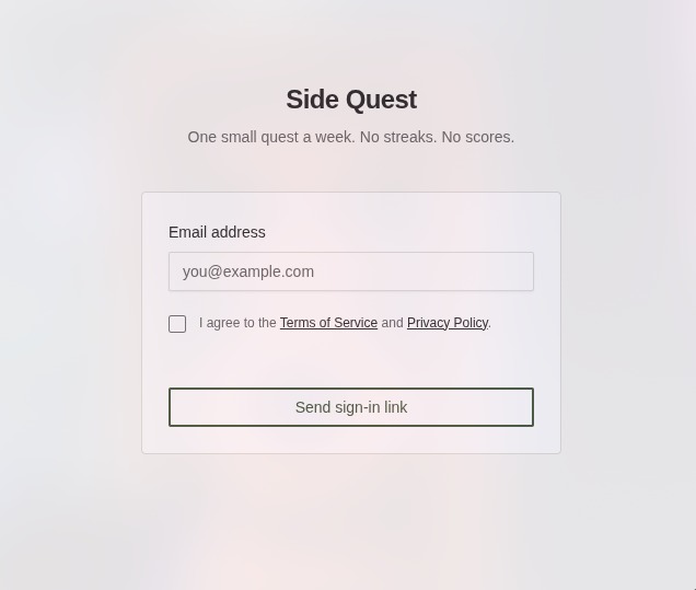 Side Quest – screenshot 2