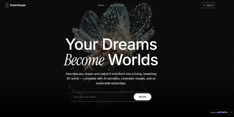 DreamScape: Your Dreams Become Worlds – screenshot 1