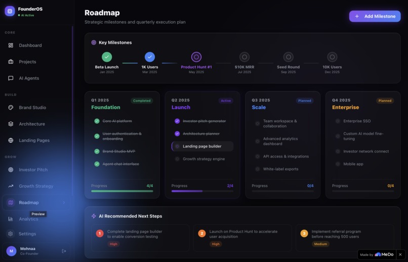 FounderOS – screenshot 5