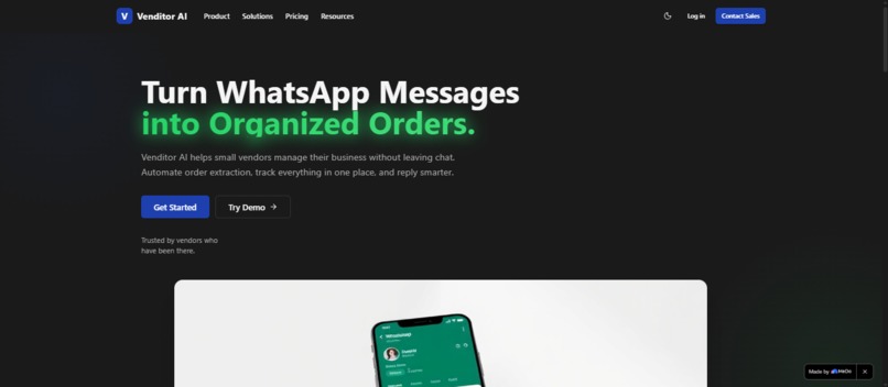 Venditor AI – screenshot 1