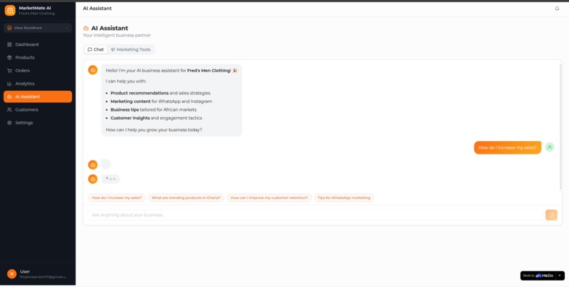 MarketMate AI  – screenshot 3