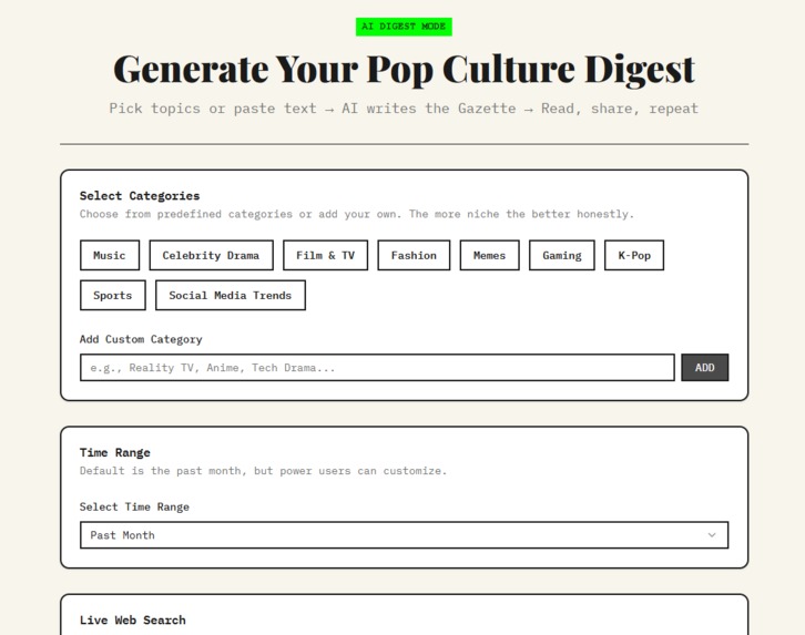 The Chronically Online Gazette – screenshot 3