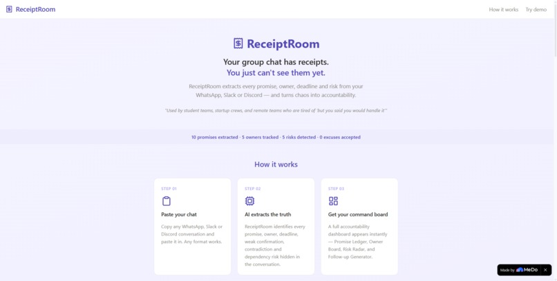 ReceiptRoom – screenshot 1