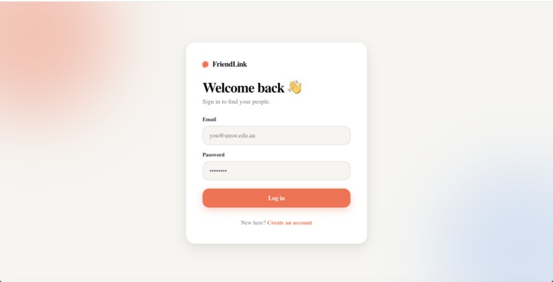 Friendlink – screenshot 1