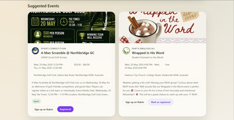 UNSWMates – screenshot 4