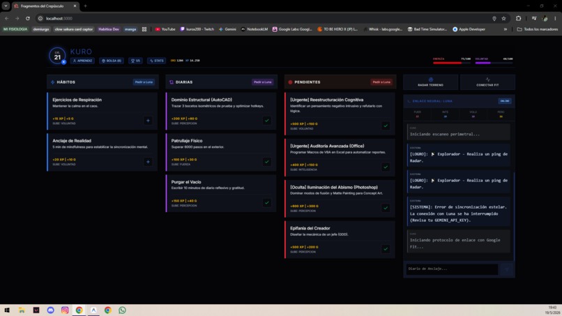 Fragmentos del crepusculo – screenshot 1