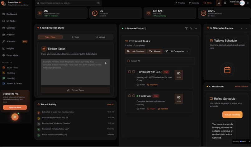 FocusFlow AI – screenshot 2