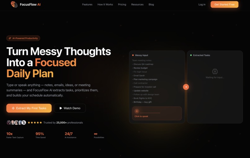 FocusFlow AI – screenshot 1