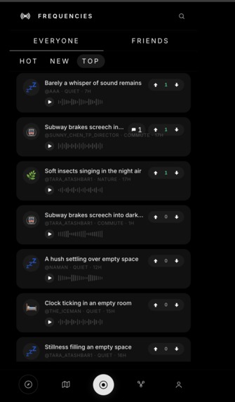 Frequencies – screenshot 1
