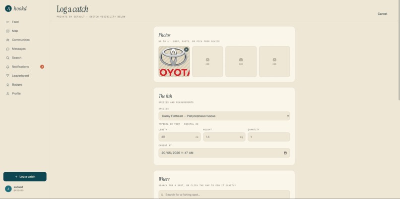 Hookd – screenshot 1