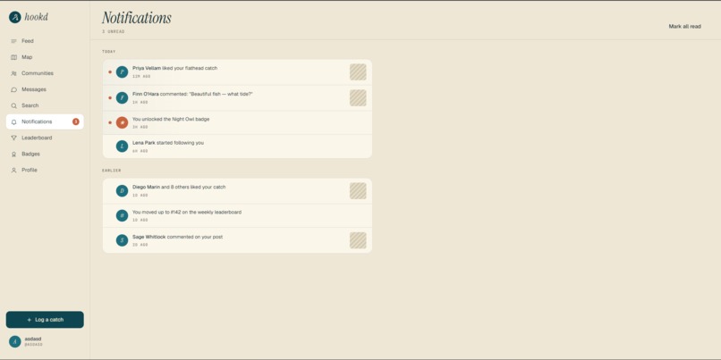 Hookd – screenshot 2