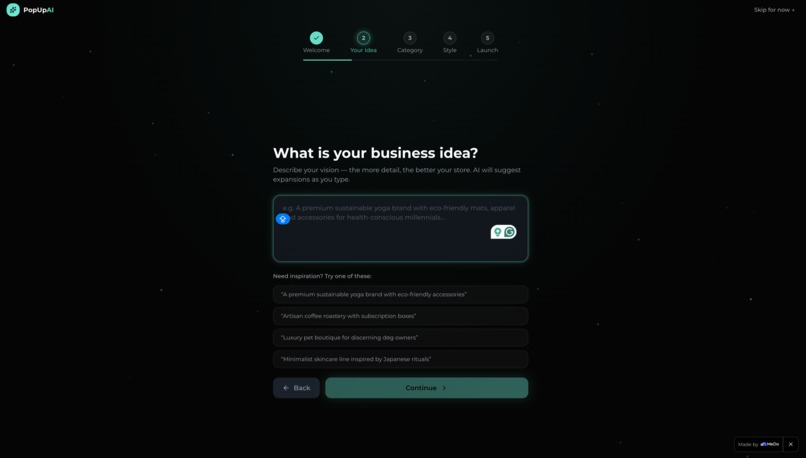 PopUp AI Store Builder – screenshot 4