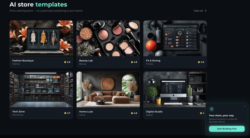 PopUp AI Store Builder – screenshot 2