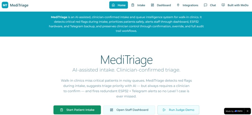 MediTriage – screenshot 1