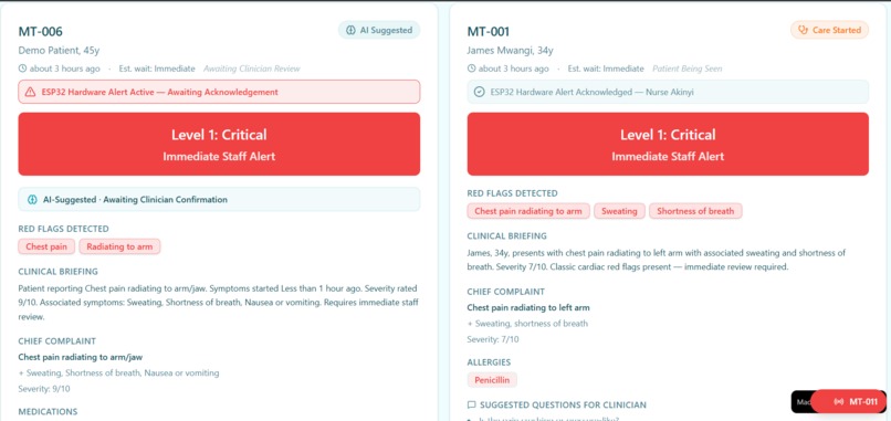 MediTriage – screenshot 2