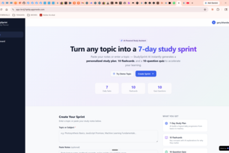 StudySprint AI