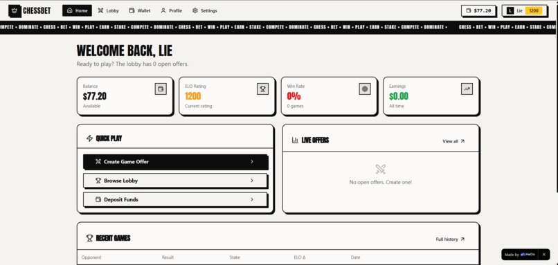 Chess Betting Platform – screenshot 8