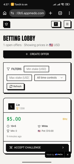 Chess Betting Platform – screenshot 12