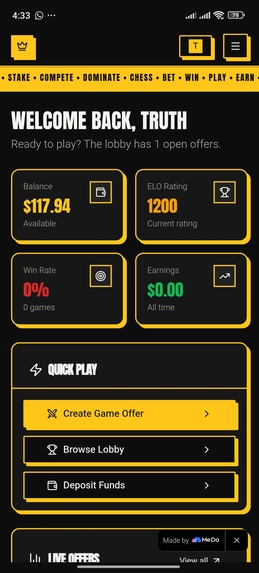 Chess Betting Platform – screenshot 21