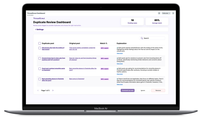 ThreadScout – screenshot 2
