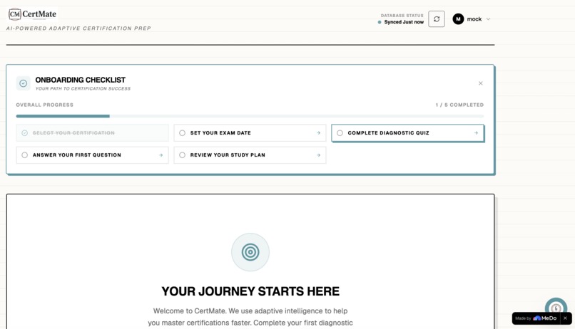 CertMate -  AI-Powered Adaptive Certification Prep – screenshot 2