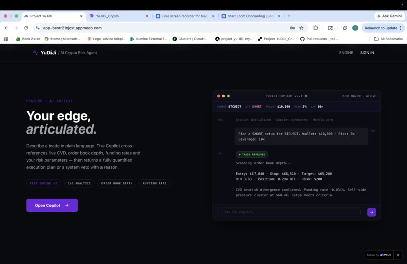 YuDiJi / AI Crypto Risk Agent – screenshot 7