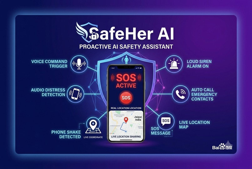 SafeHer AI – screenshot 1