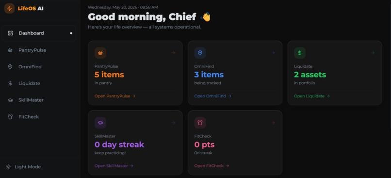 LifeOS AI — Personal Operating System for Real Life – screenshot 5