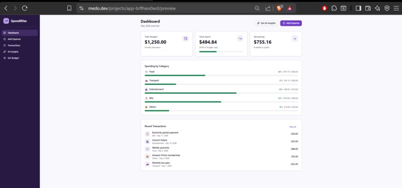 SpendWise – screenshot 1