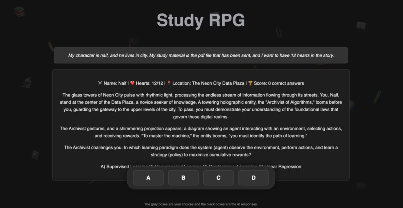 Study RPG – screenshot 3