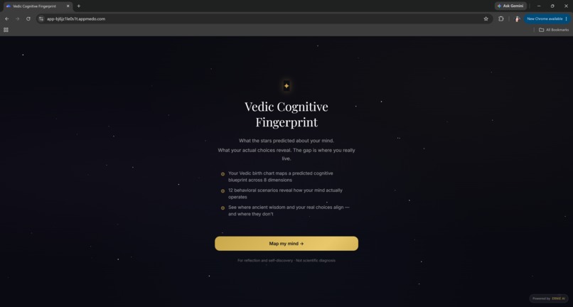 Vedic Cognitive Fingerprint – screenshot 1