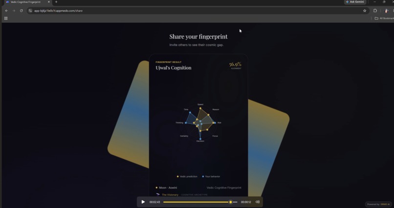 Vedic Cognitive Fingerprint – screenshot 4