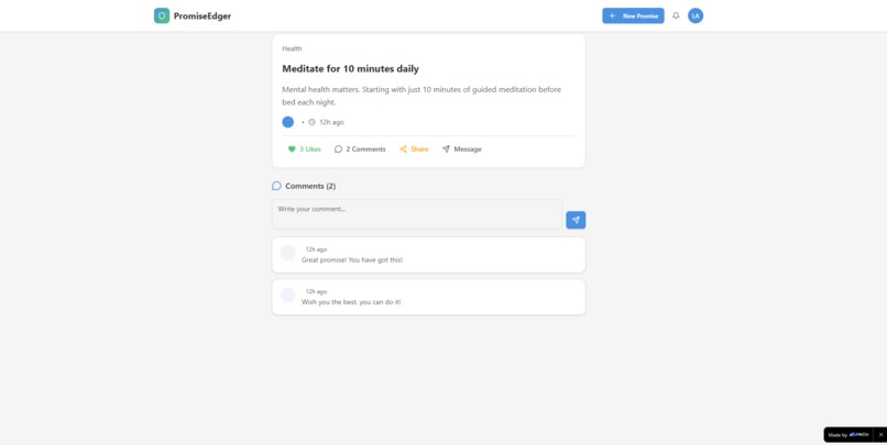 PromiseEdger – screenshot 2