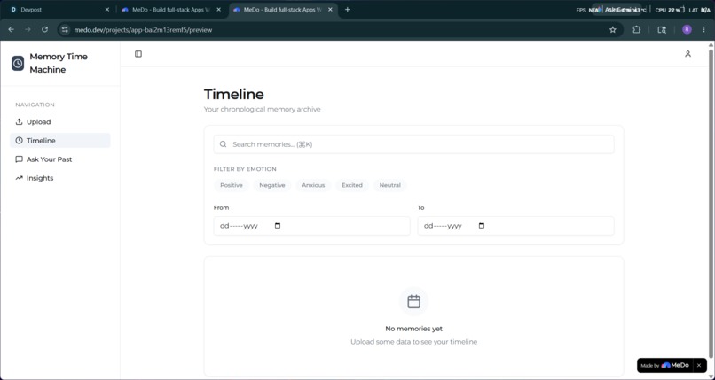 Memory Time Machine Talk to Your Past.  – screenshot 2