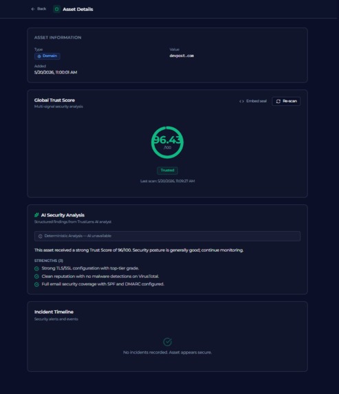 TrustLens AI – screenshot 4