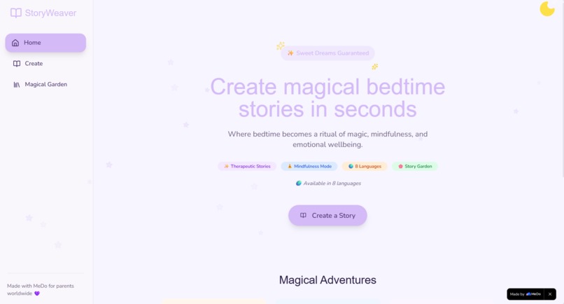 StoryWeaver - AI Bedtime Companion – screenshot 1