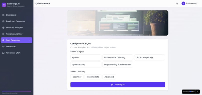 SkillForge AI – screenshot 3