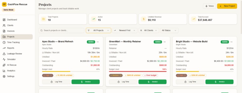 CashFlow Rescue OS – screenshot 3