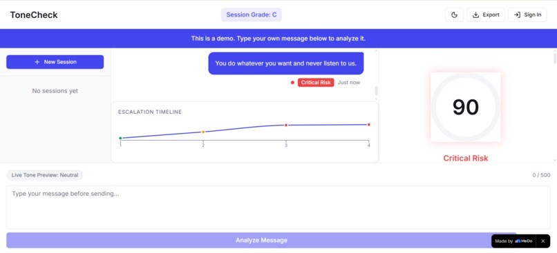 ToneCheck – screenshot 4