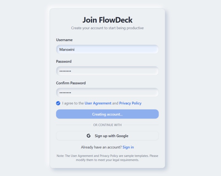 FlowDeck – screenshot 1