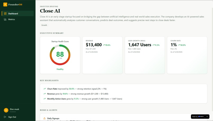 FounderOS – screenshot 8